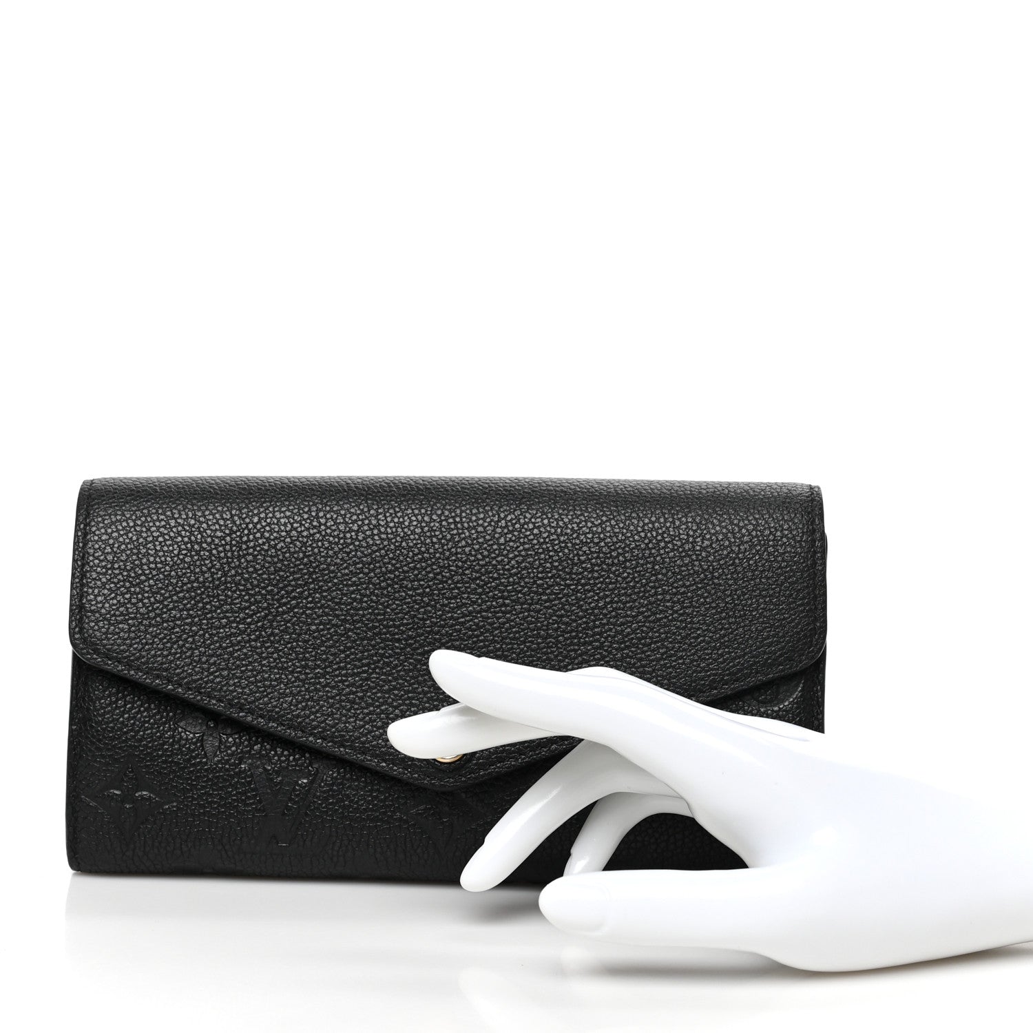 Louis Vuitton Empreinte Sarah Wallet NM Black 2 of 7