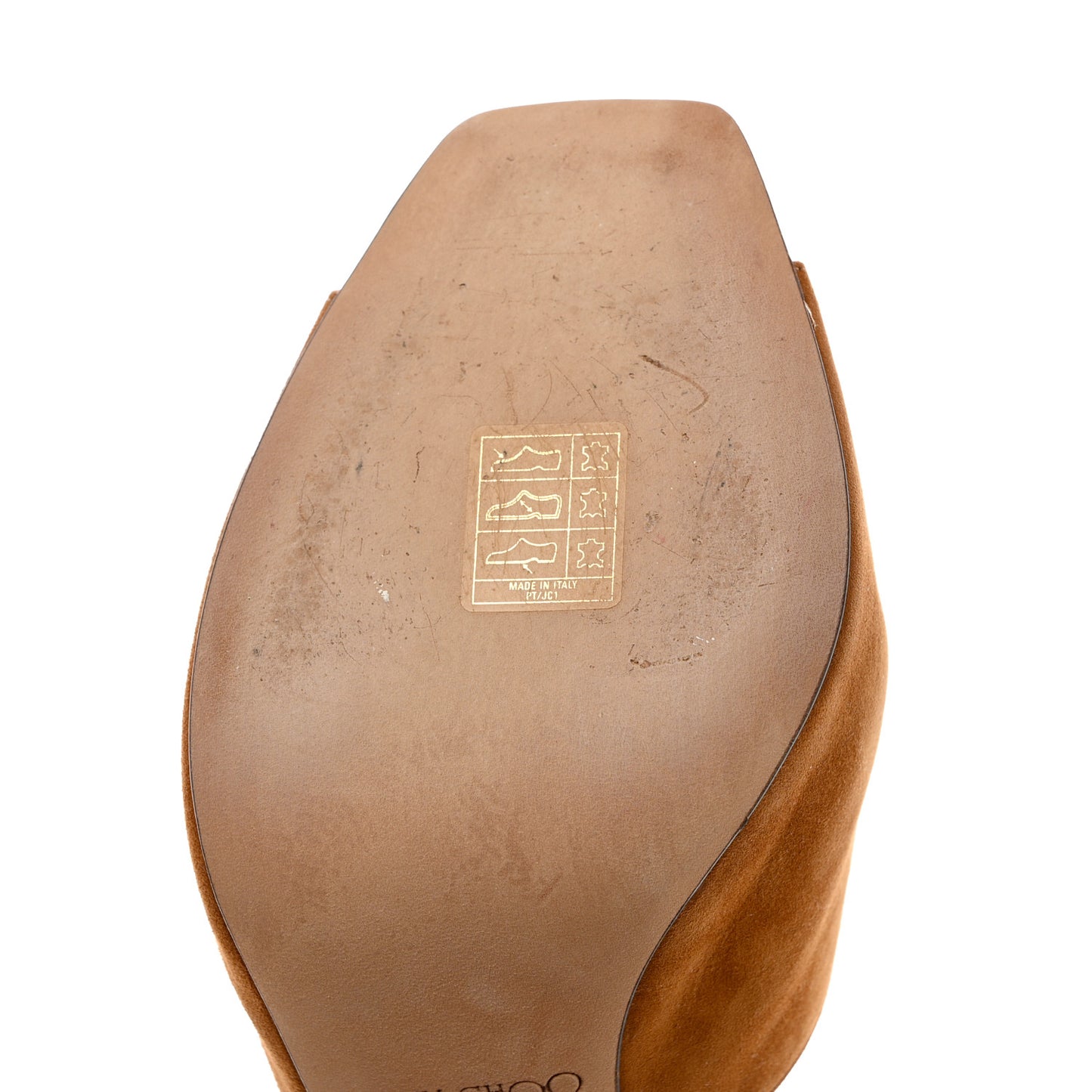 Suede Baia 100 Mules 37 Tan