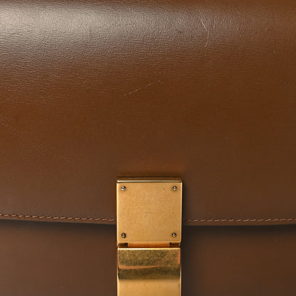 Celine Box Calfskin Medium Classic Box Flap Bag Camel 8 of 14