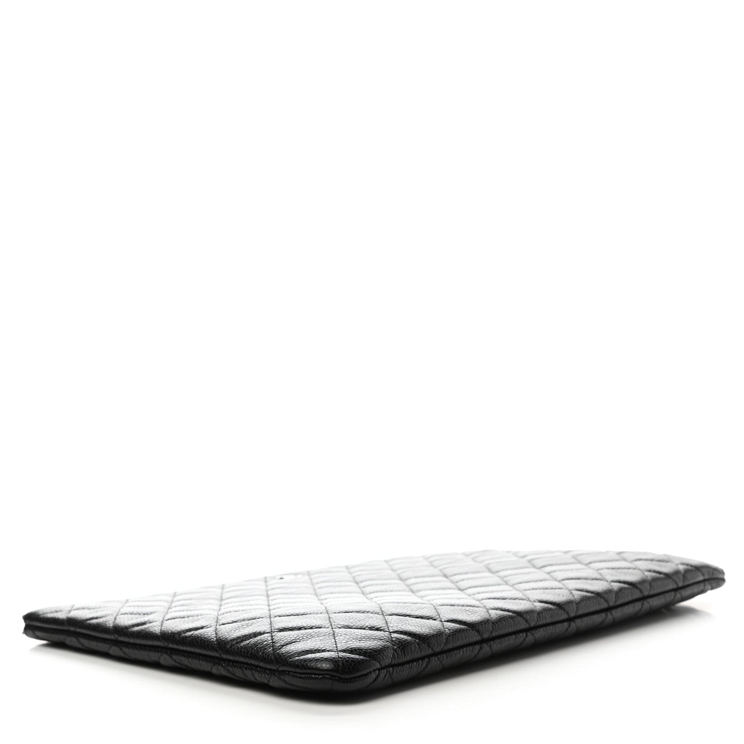 Chanel Caviar Quilted Large Cosmetic Case Black 4 of 7