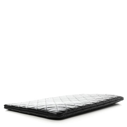Chanel Caviar Quilted Large Cosmetic Case Black 4 of 7