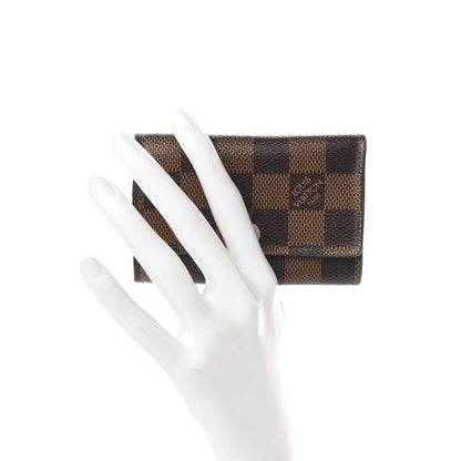 Louis Vuitton Damier Ebene Multicles 6 Key Holder Rose Ballerine 2 of 7