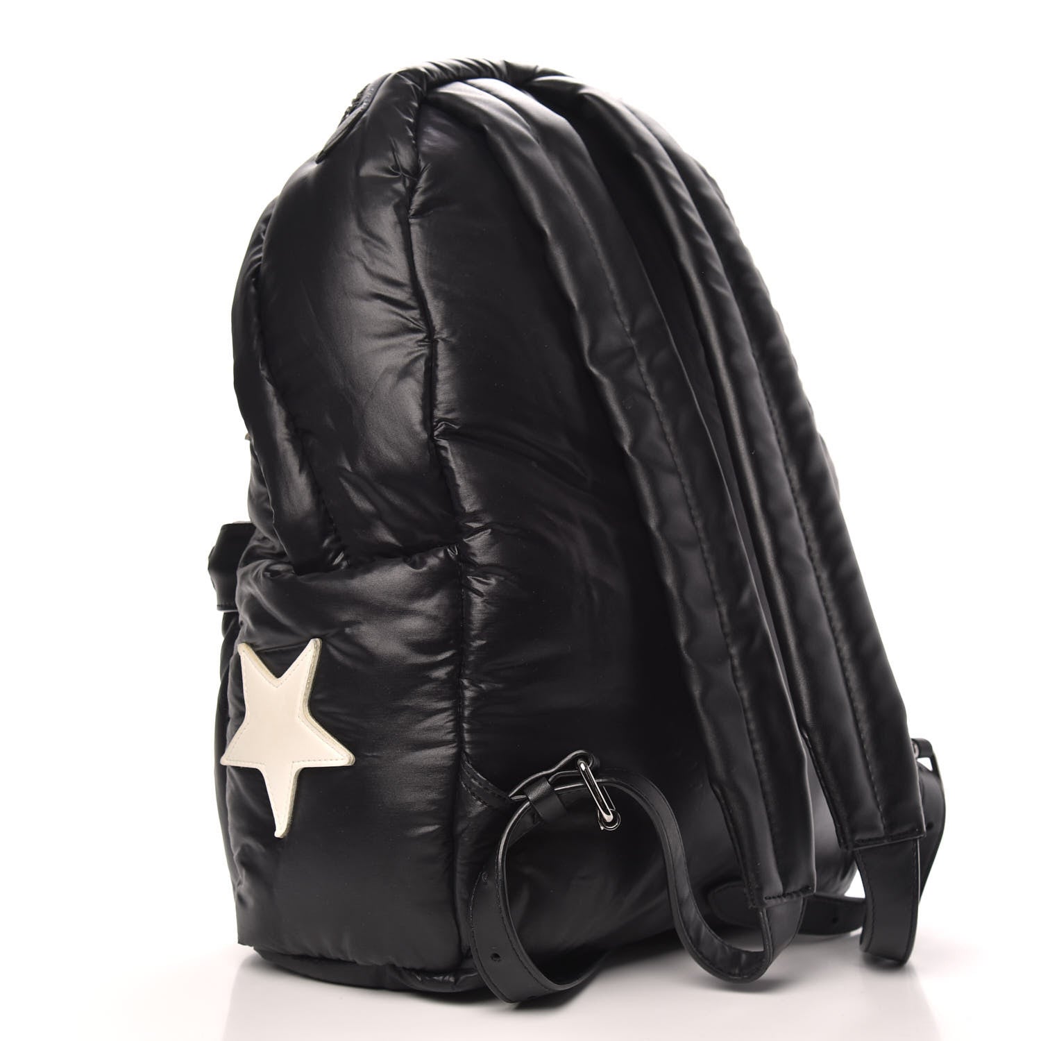 Stella McCartney Polyamide Falabella Go Stars Backpack Black White 2 of 11
