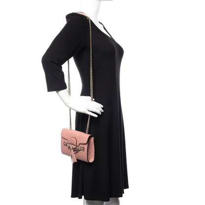 Gucci Microguccissima Mini Emily Shoulder Bag Soft Pink 2 of 10
