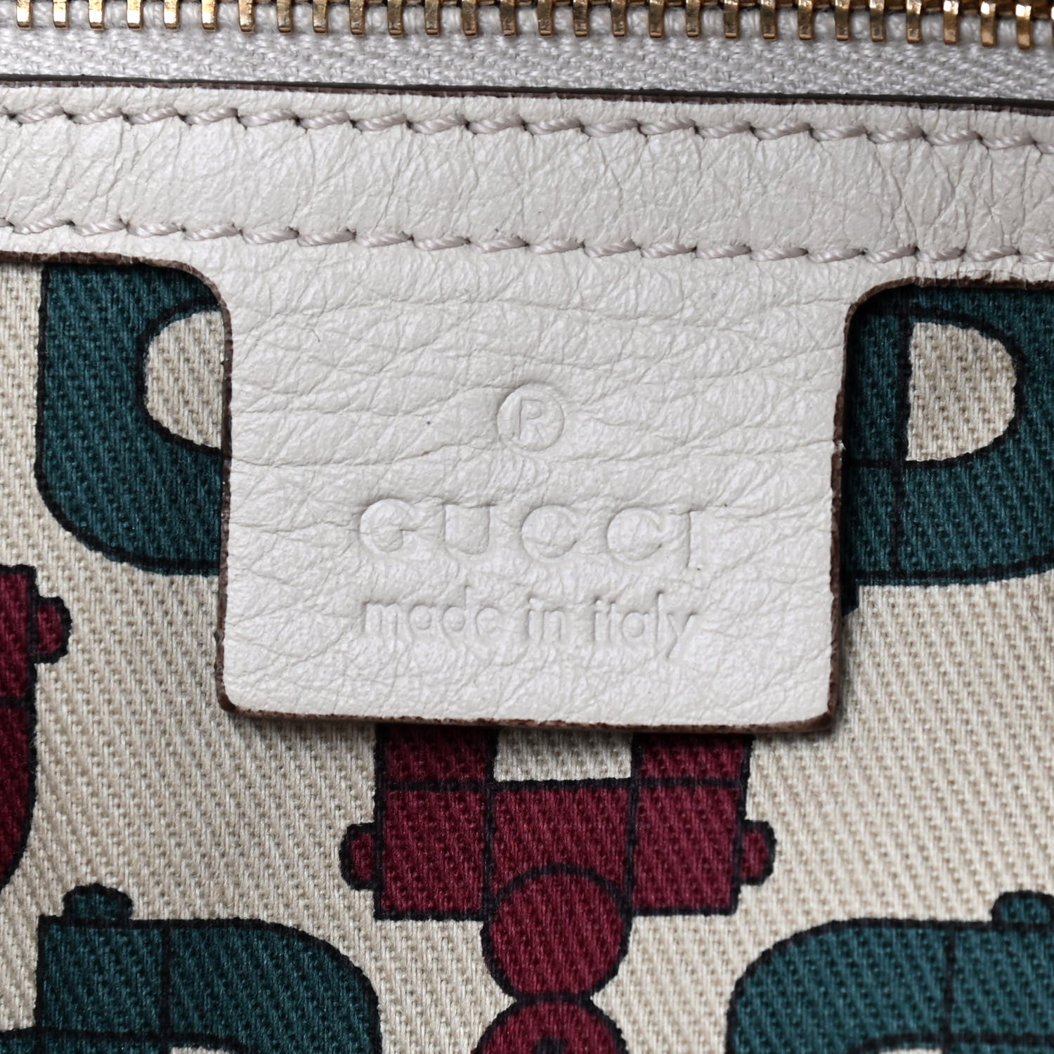 Gucci Calfskin Medium Indy Top Handle Bag Off White 5 of 9