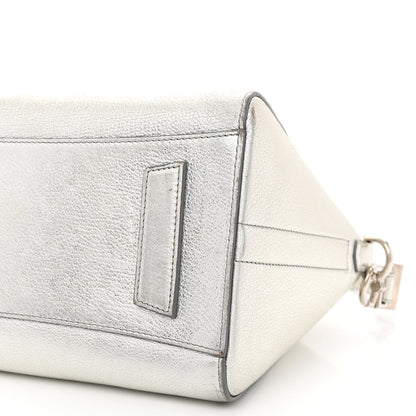 Givenchy Metallic Sugar Goatskin Small Antigona Silver 11 of 15