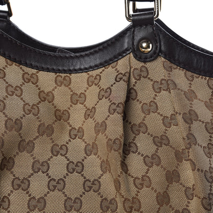 Gucci Monogram Medium Sukey Tote Dark Brown 13 of 16