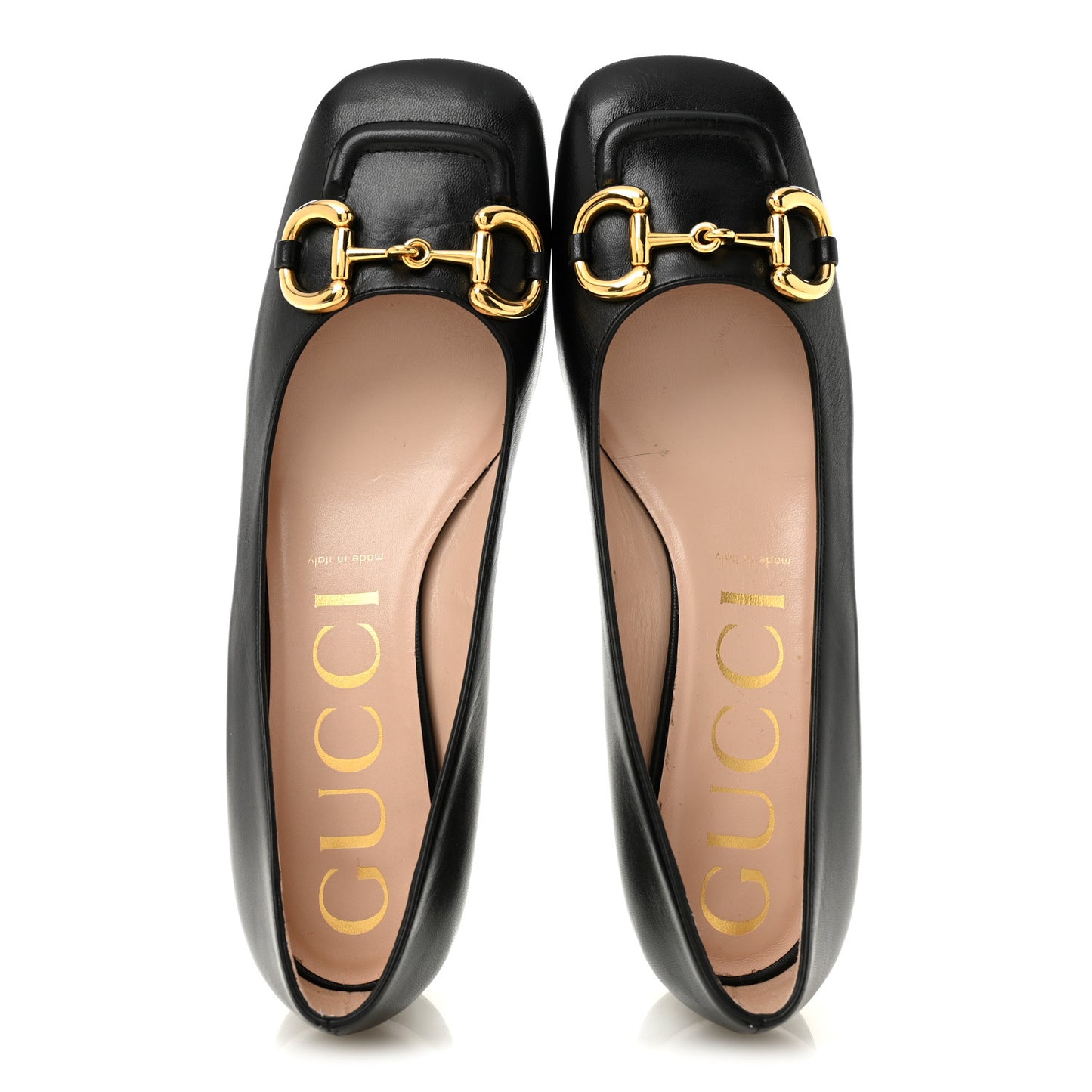 Malaga Kid Horsebit Ballet 25mm Flats 40 Black