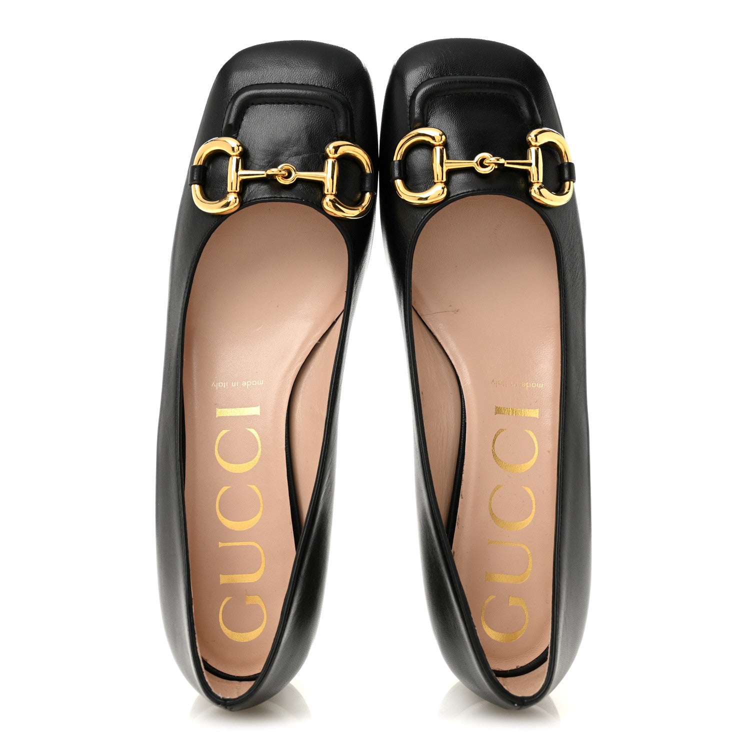 Gucci Malaga Kid Horsebit Ballet 25mm Flats 40 Black 2 of 10