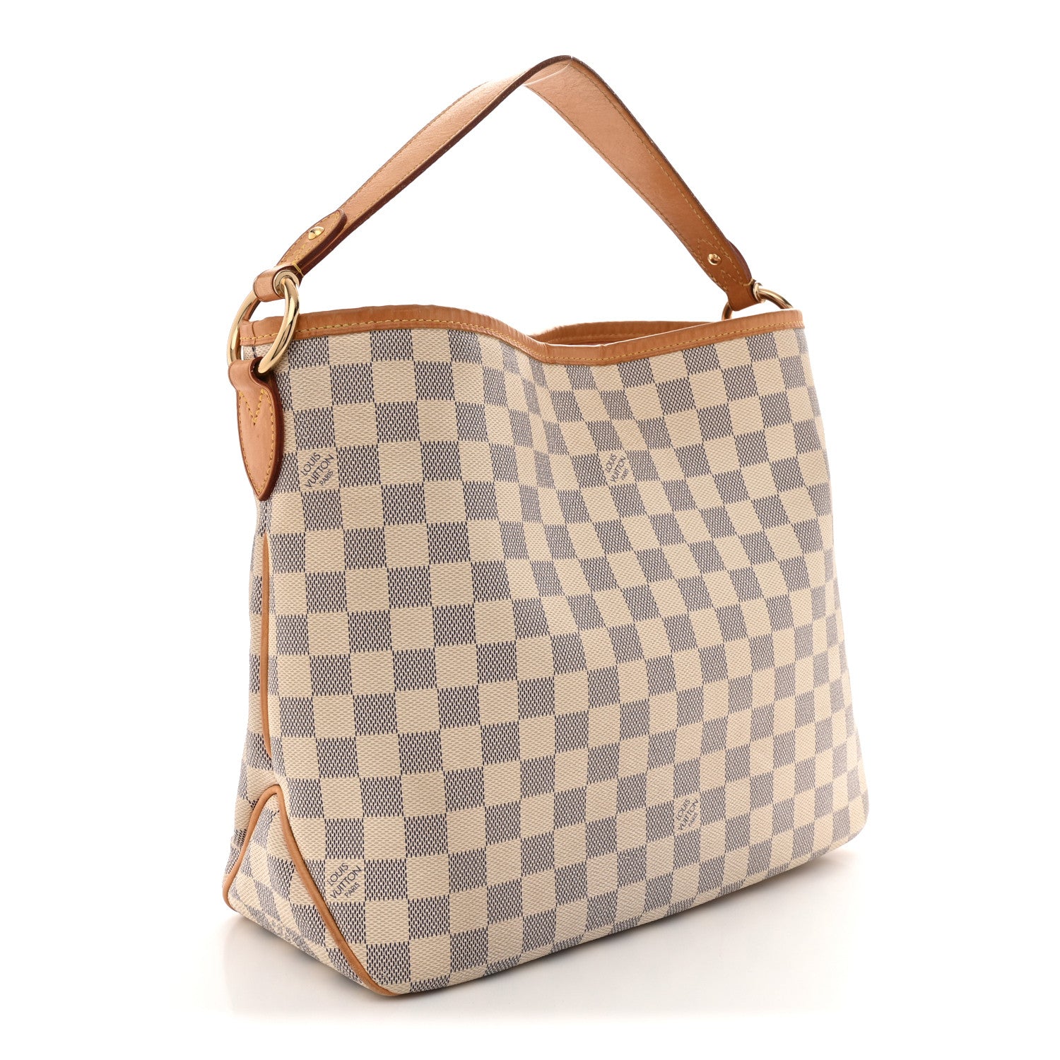 Louis Vuitton Damier Azur Delightful PM Rose Ballerine 3 of 10