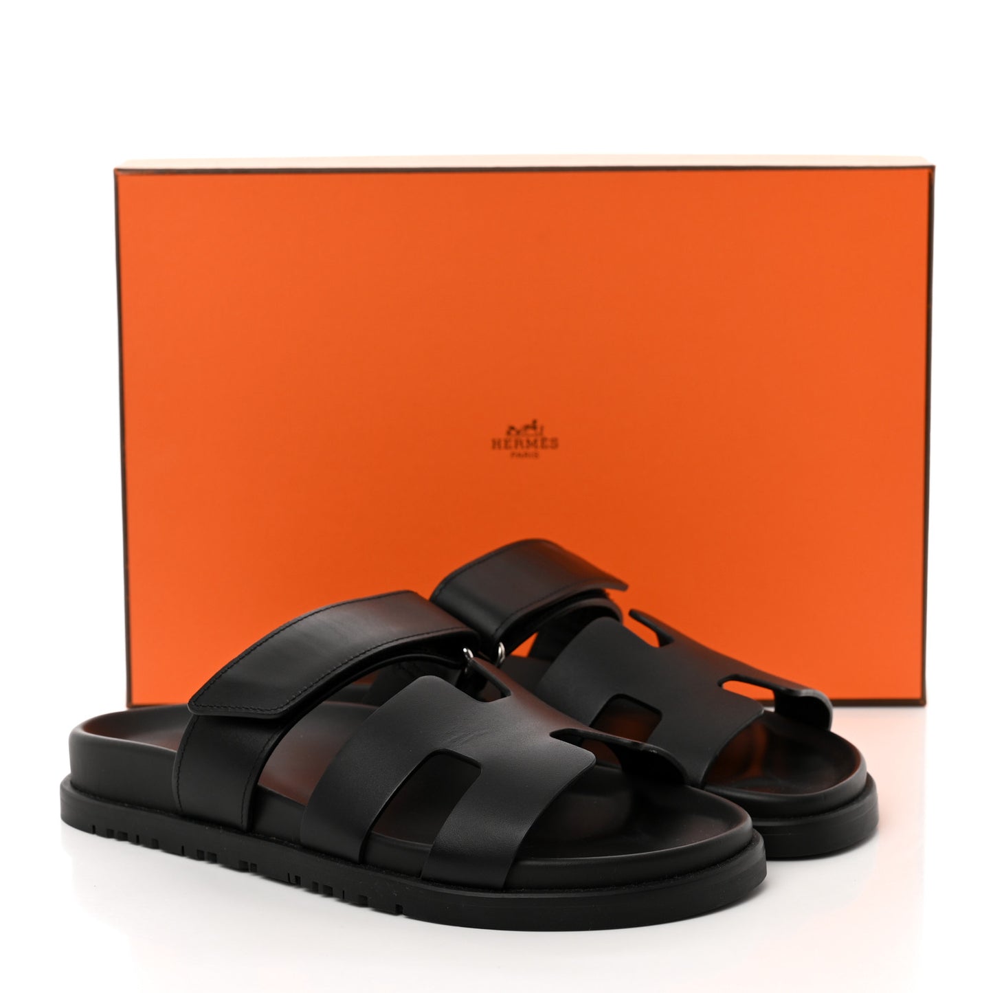 Calfskin Womens Chypre Sandals 36 Black