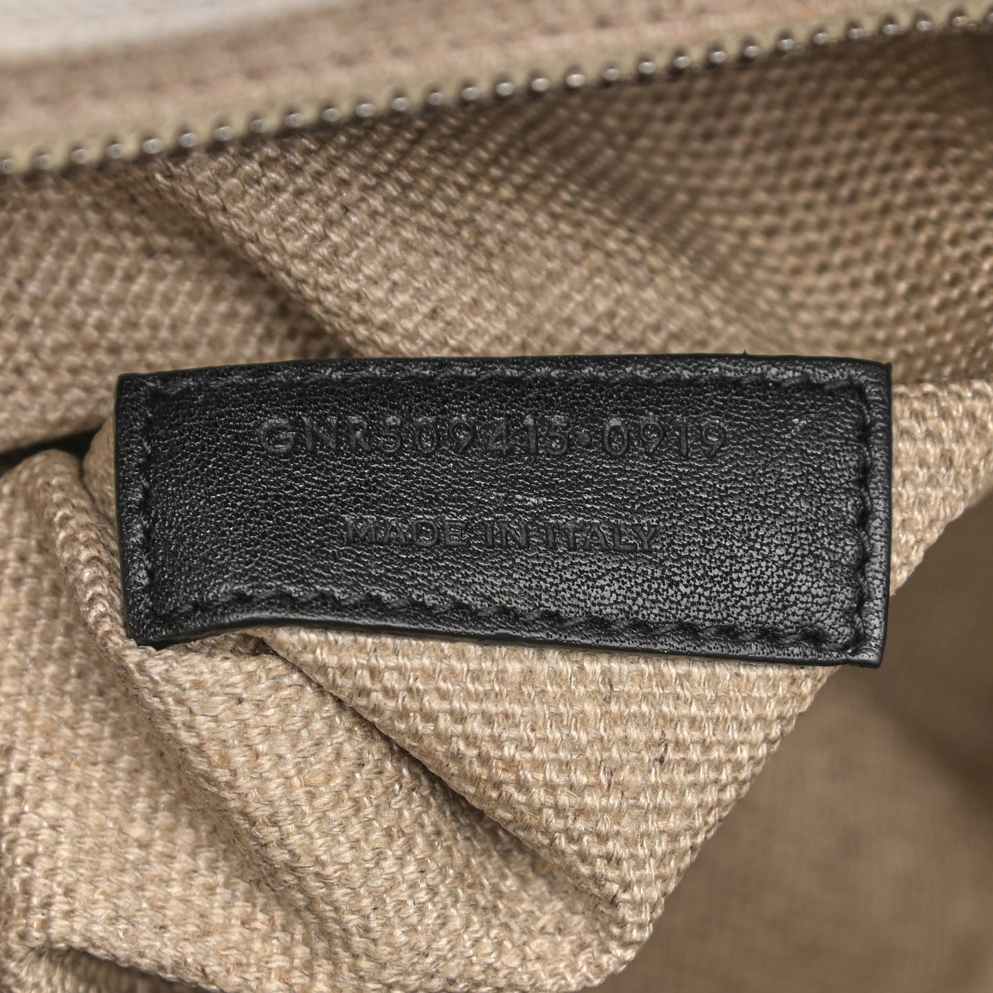 Linen Calfskin Rive Gauche Tote Optic White