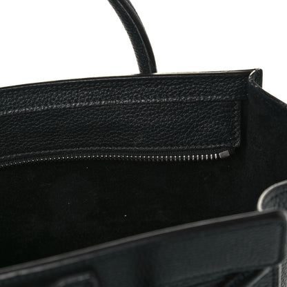 Celine Drummed Calfskin Nano Luggage Black 12 of 16