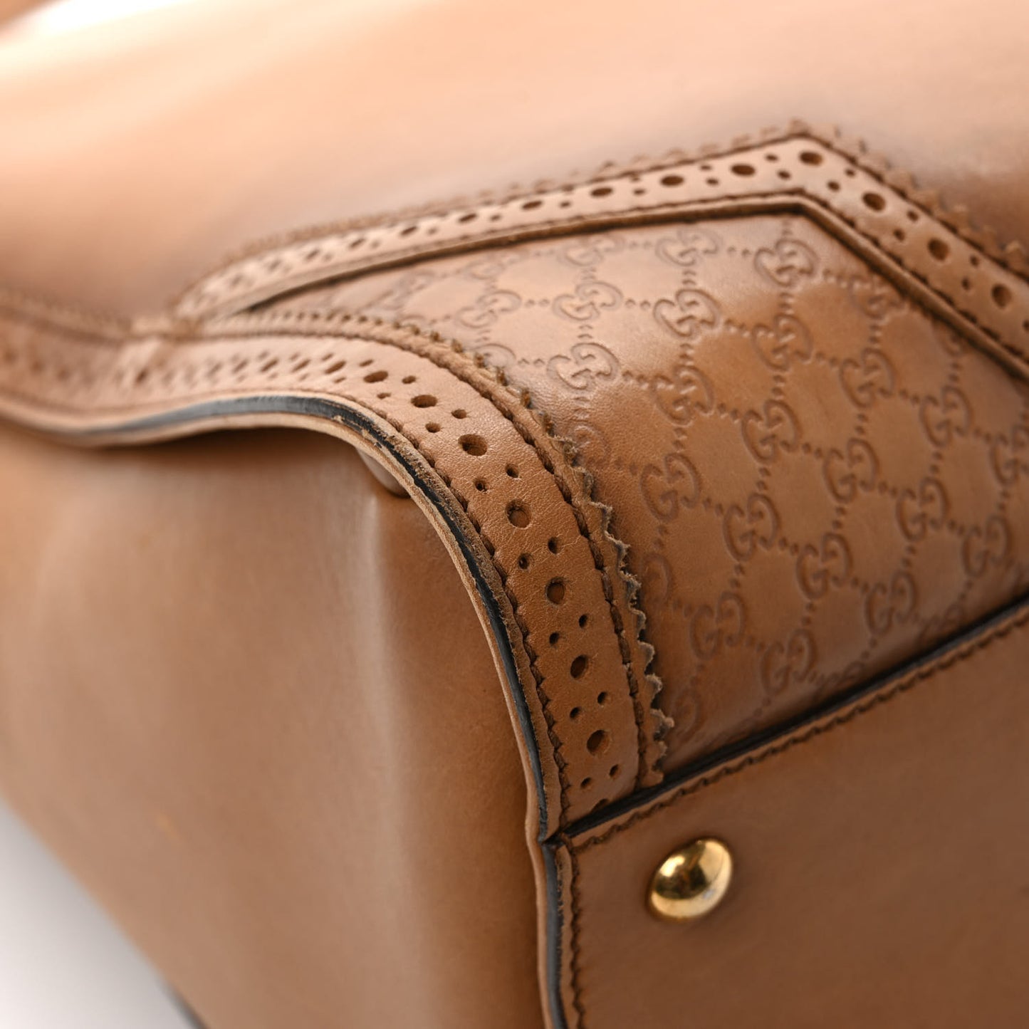 Calfskin Duilio Brogue Hobo Honey