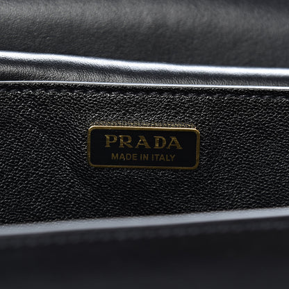 Prada City Calf Saffiano Large Cahier Bag Black 6 of 10