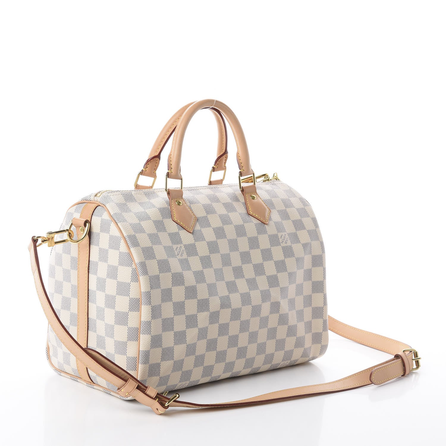 Louis Vuitton Damier Azur Speedy Bandouliere 30 2 of 8