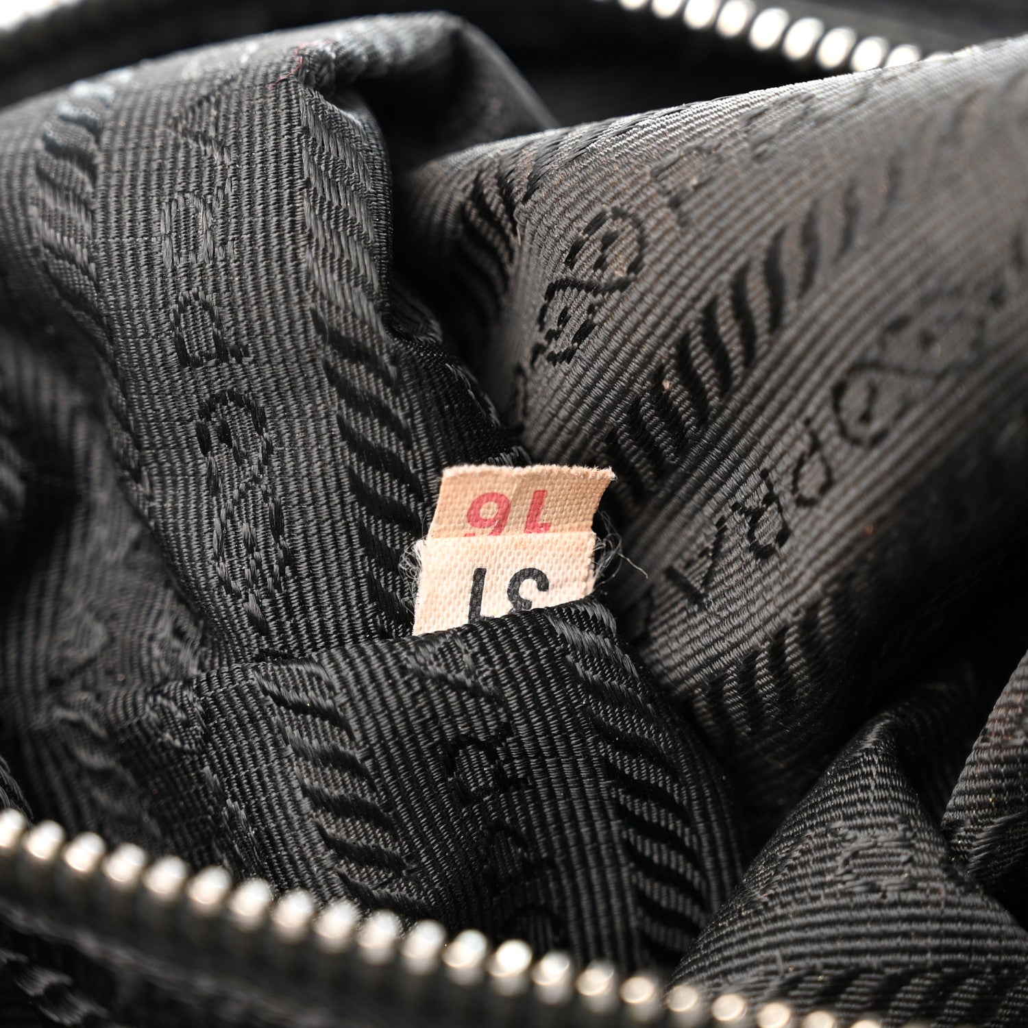 Prada Nylon Tessuto Impuntu Quilted Shoulder Bag Black 6 of 13