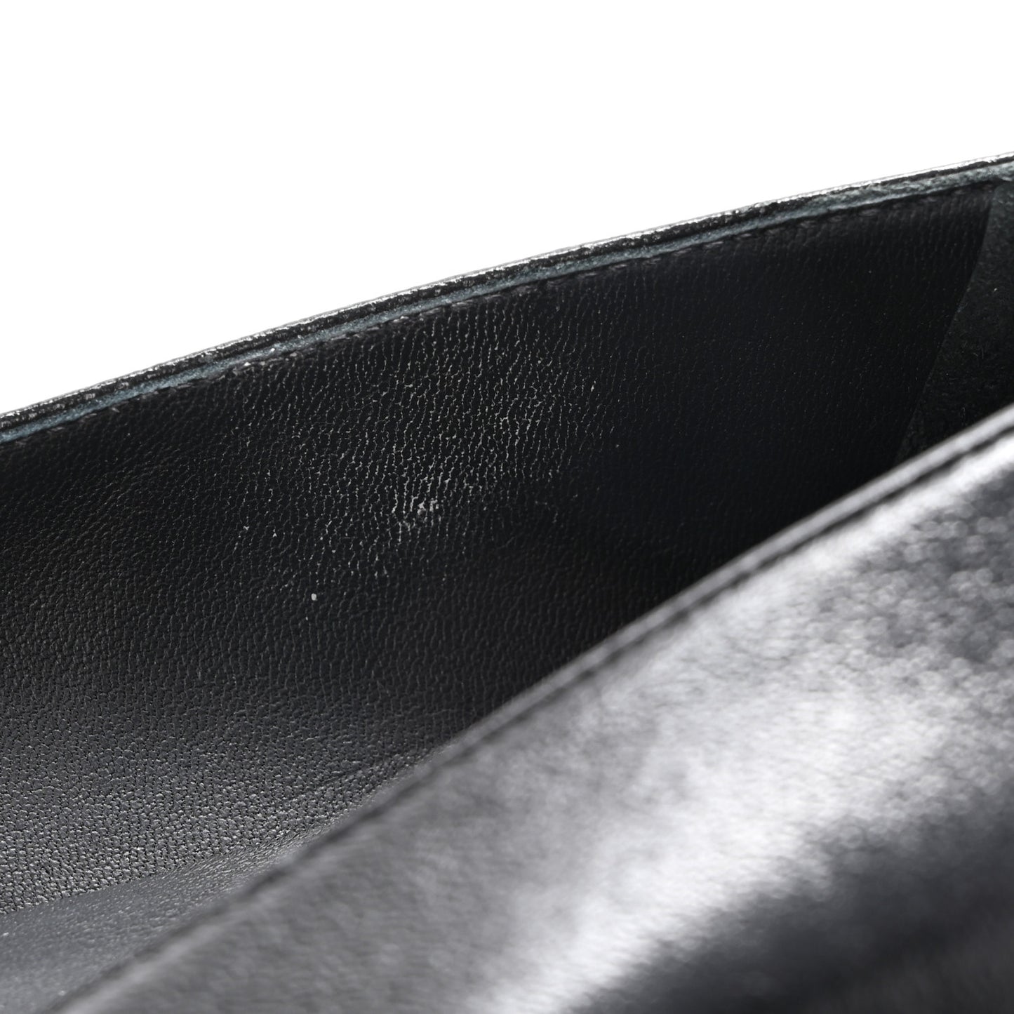 Shiny Lambskin Grosgrain Pearl Mary Jane Flats 39 Black