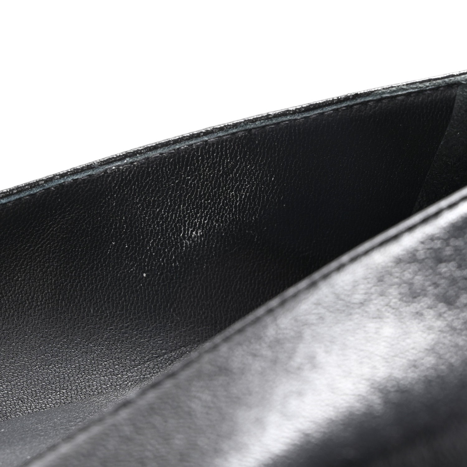 Chanel Shiny Lambskin Grosgrain Pearl Mary Jane Flats 39 Black 10 of 12