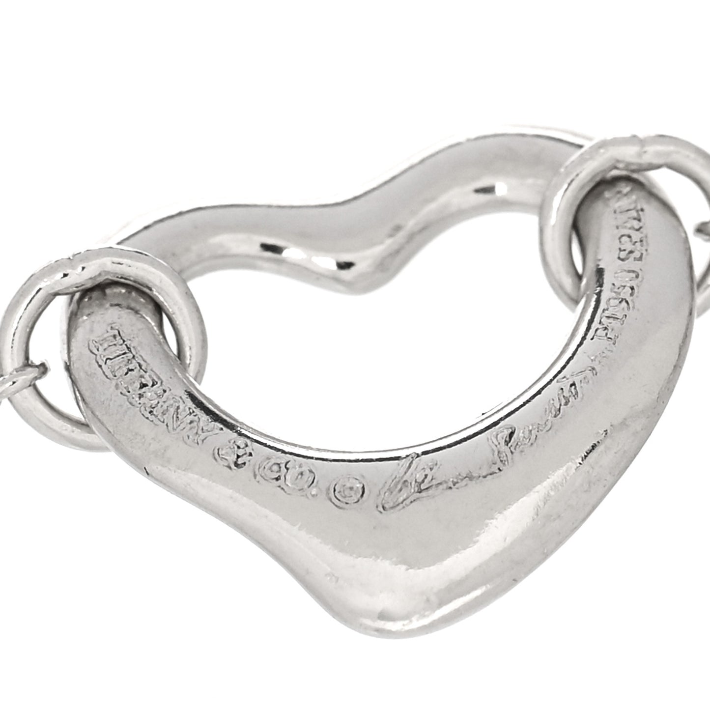 Sterling Silver Elsa Peretti Open Heart Bracelet