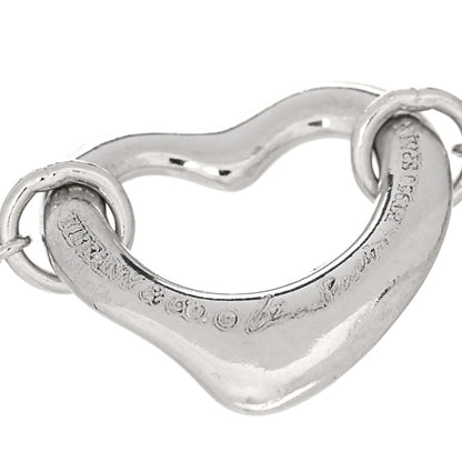 Tiffany Sterling Silver Elsa Peretti Open Heart Bracelet 3 of 3