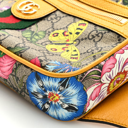 Gucci GG Supreme Monogram Flora Medium Ophidia Belt Bag Beige Multicolor Crop 9 of 9