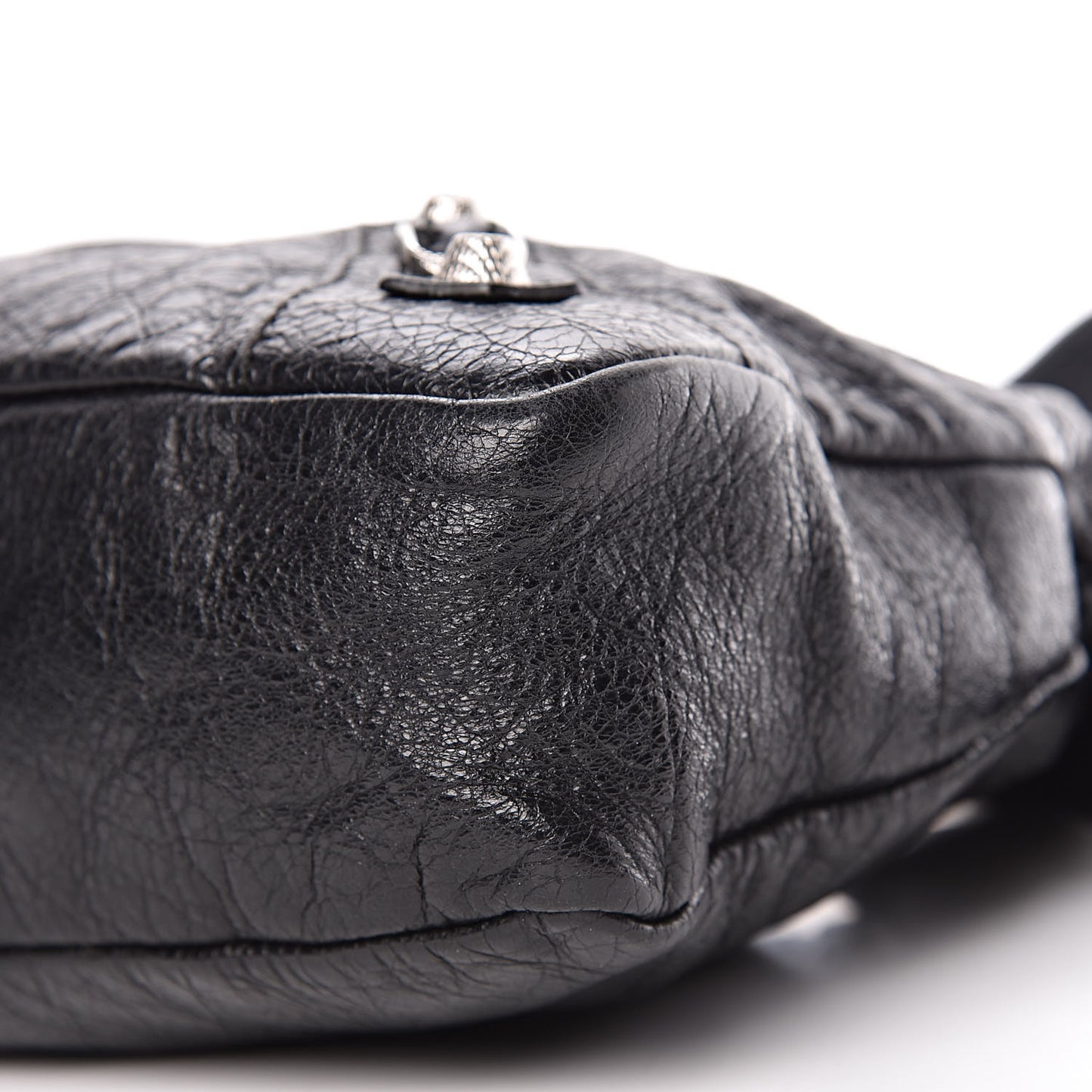 Agneau Giant 12 Silver Hardware Town Black