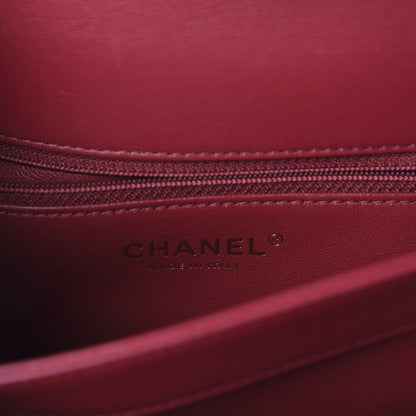 Chanel Lambskin Quilted Medium Trendy CC Flap Red 5 of 9