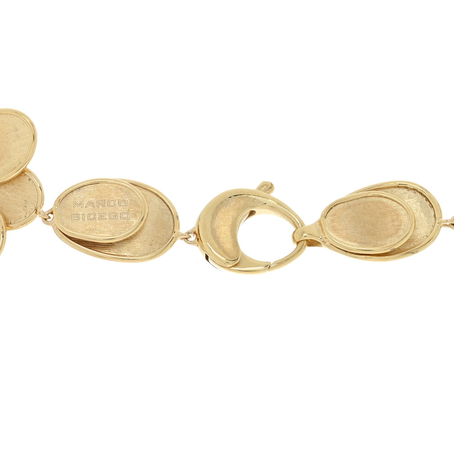 18K Yellow Gold Diamond Petali Collar Necklace