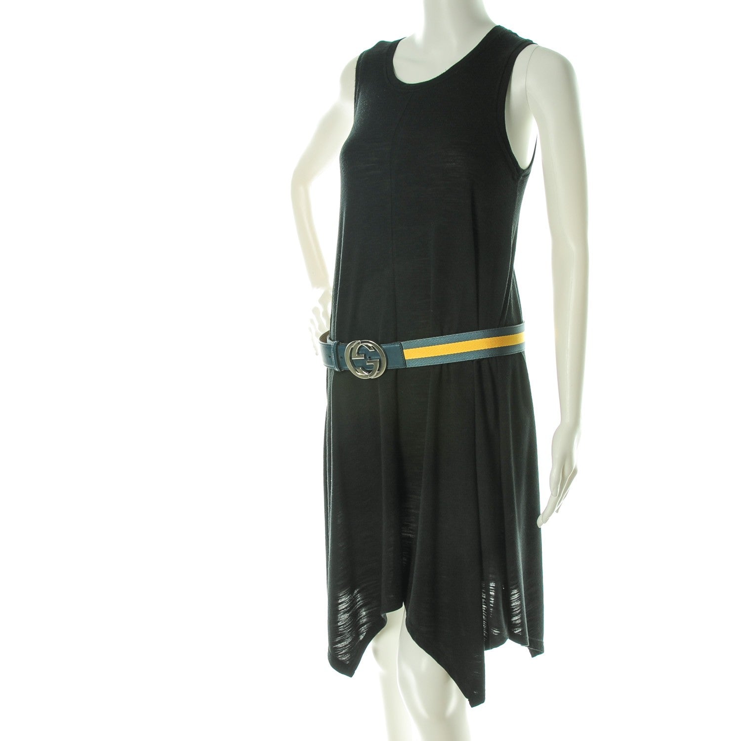 Gucci Canvas Web Blondie Interlocking G Belt 90 36 Blue Yellow 2 of 6