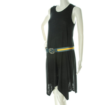 Gucci Canvas Web Blondie Interlocking G Belt 90 36 Blue Yellow 2 of 6