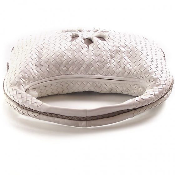 Woven Large Sun Flower Veneta White