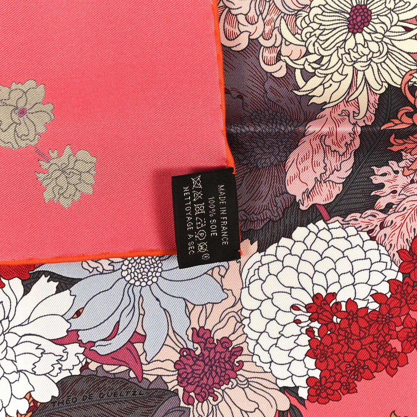 Silk Robe Legere Scarf 90 Rose Lipstick Vieux Rose
