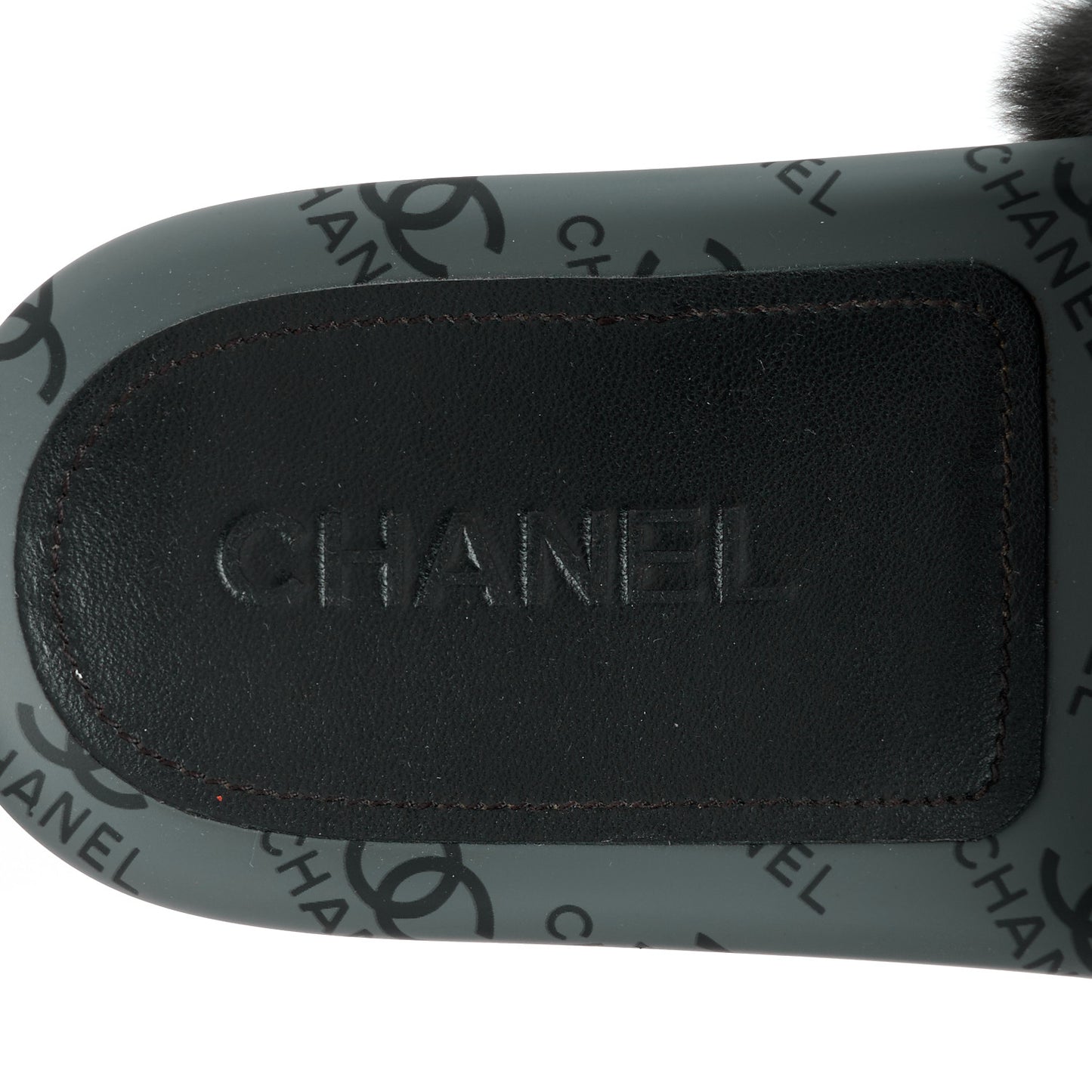Orylag Rabbit Fur Mules 38 Black