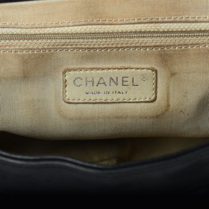 Chanel Washed Lambskin Quilted Medium Chain Around Messenger Black 6 of 11