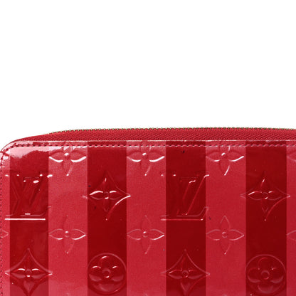 Louis Vuitton Vernis Rayures Zippy Wallet Pomme D'Amour 7 of 7