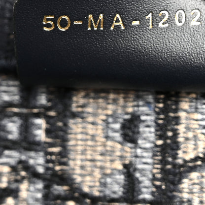 Christian Dior Oblique Medium Book Tote Blue Multicolor 7 of 12