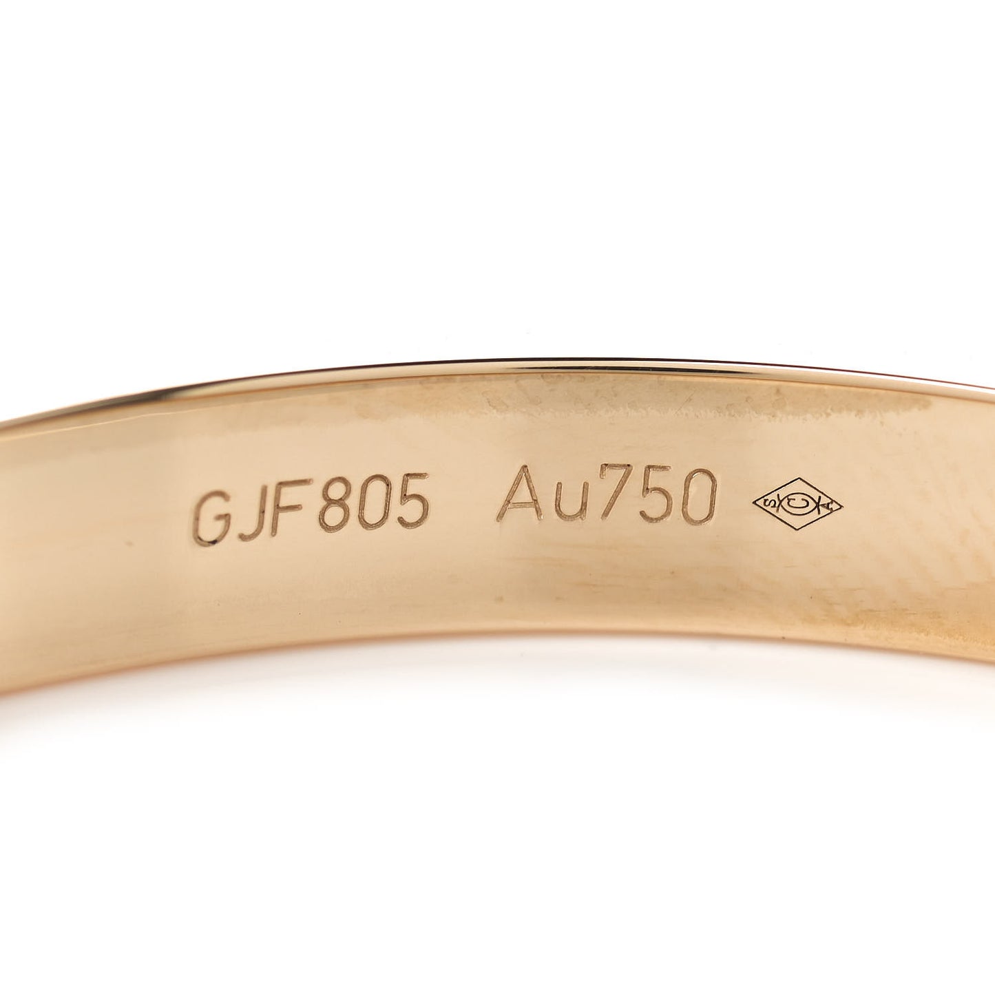 18K Yellow Gold LOVE Bracelet 17