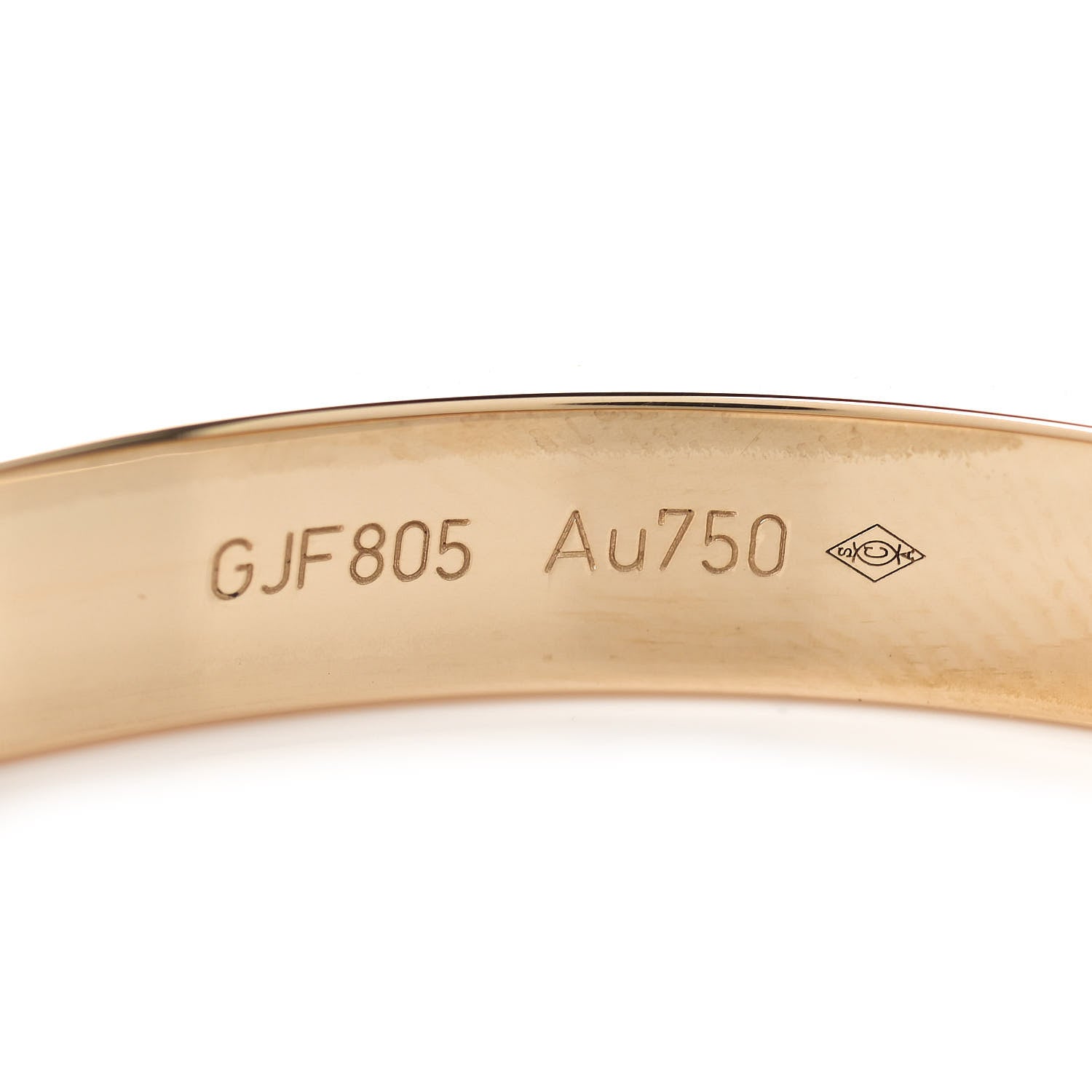 Cartier 18K Yellow Gold LOVE Bracelet 17 5 of 7