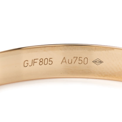Cartier 18K Yellow Gold LOVE Bracelet 17 5 of 7