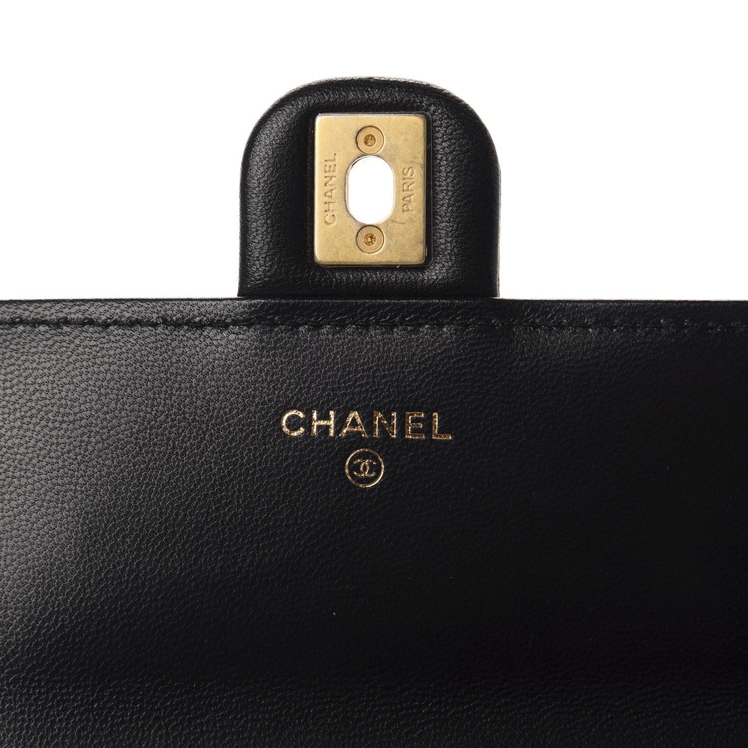 Chanel Goatskin Quilted Chic Pearls Clutch With Chain Black 10 of 12