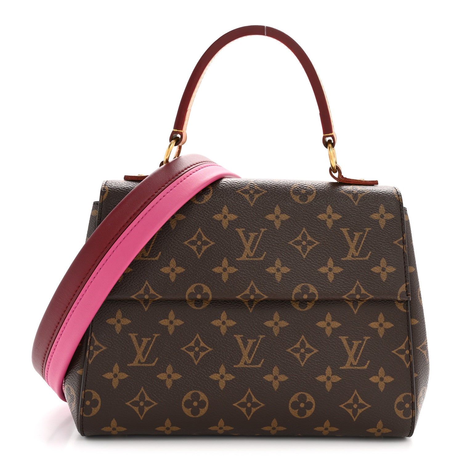 Louis Vuitton Monogram Cluny BB Bordeaux Fuchsia 1 of 14