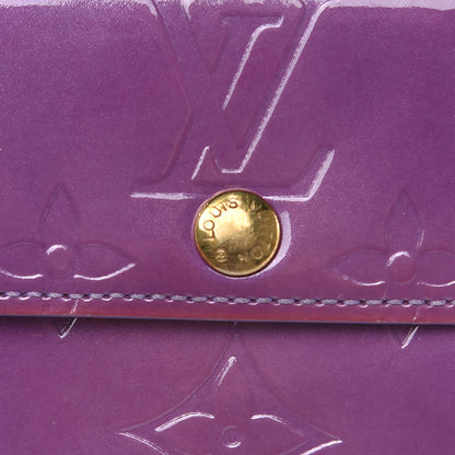 Louis Vuitton Vernis Elise Wallet Purple 7 of 12