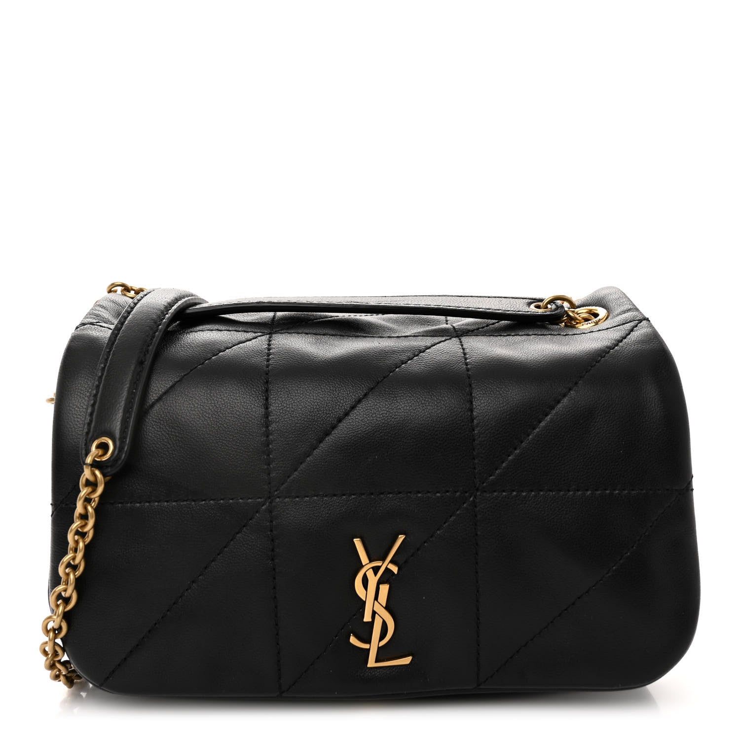 Saint Laurent Lambskin Matelasse Monogram Mini Jamie 4.3 Black 1 of 11