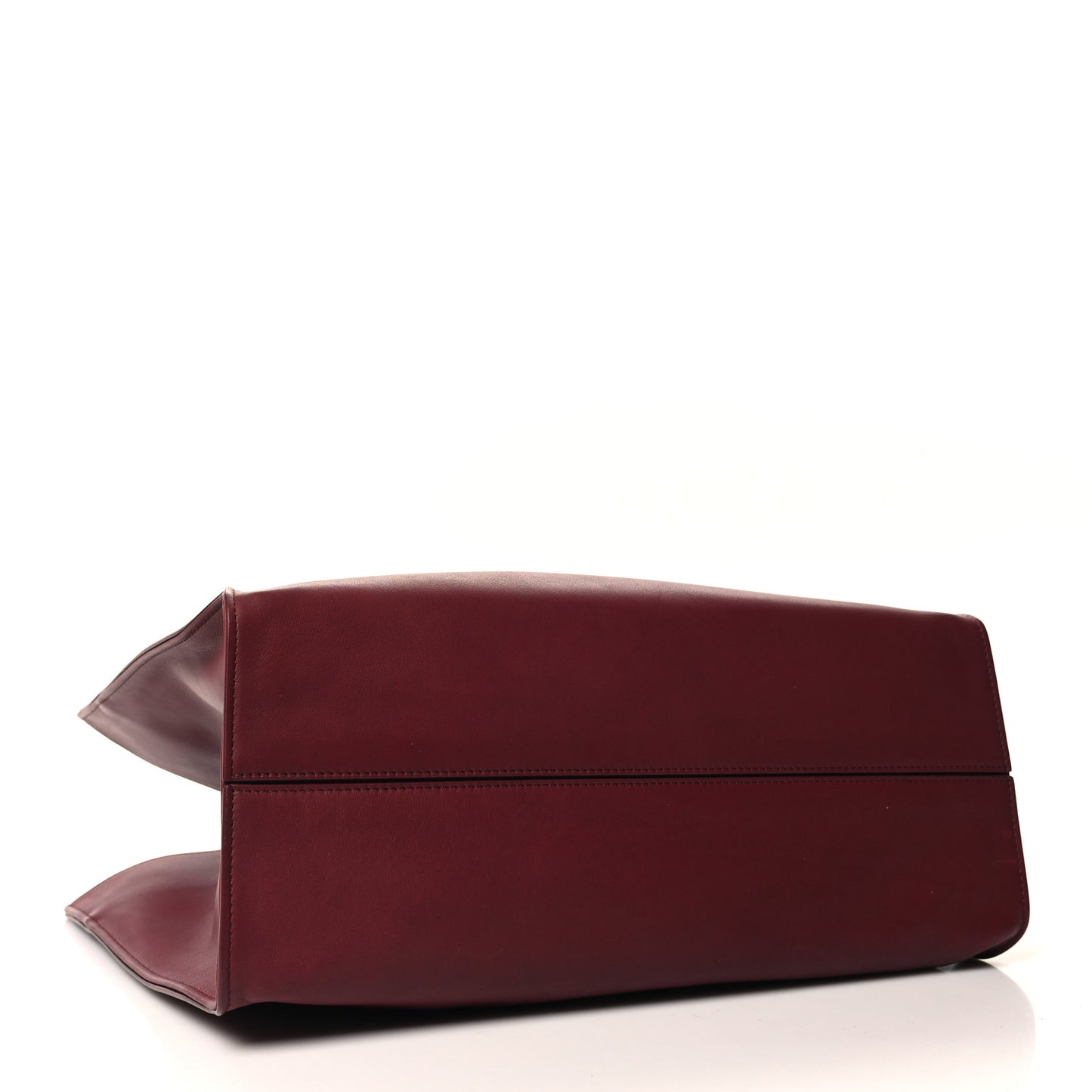 Polished Saddle Calfskin Alexia Bag Amaranto