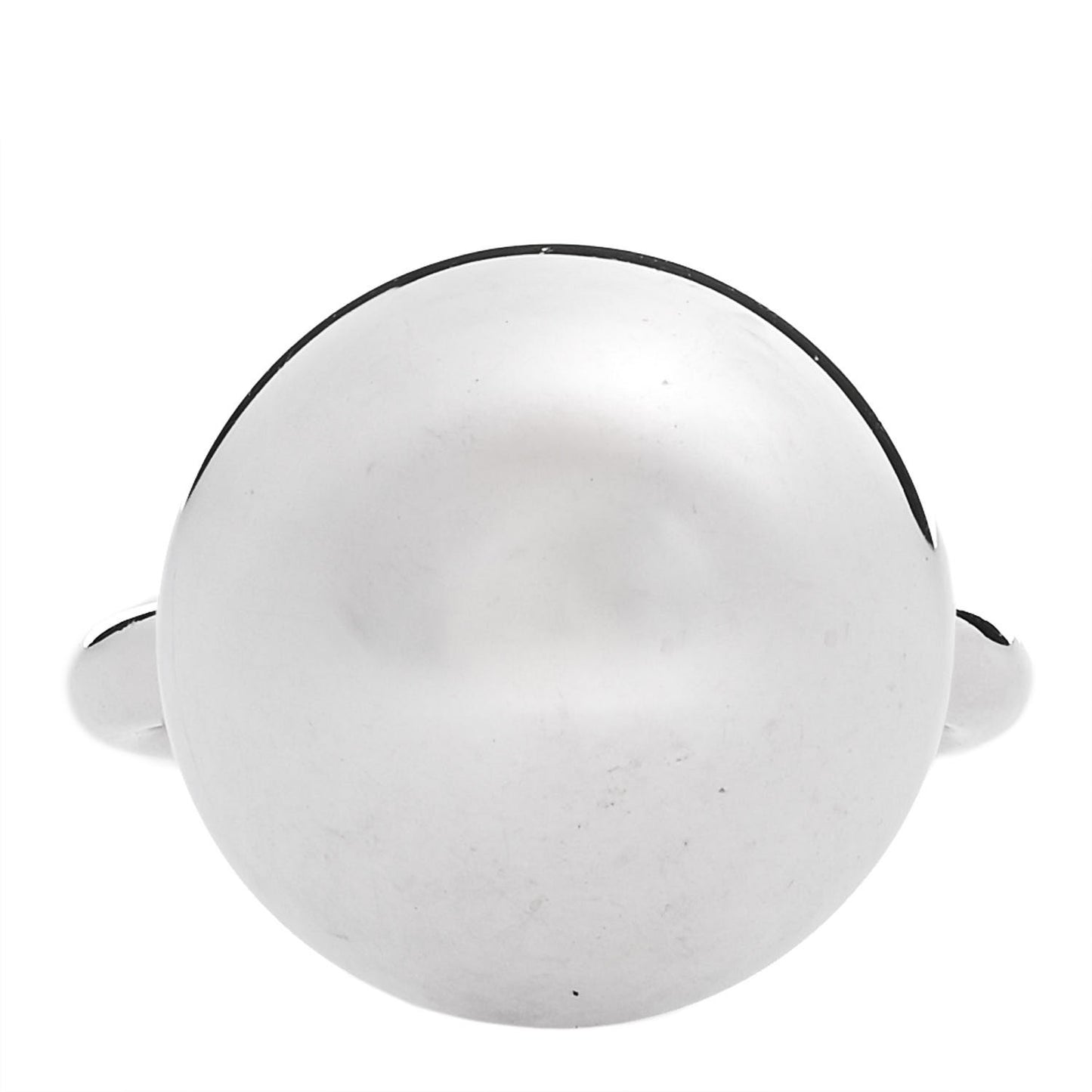 Sterling Silver 15.75mm Hardwear Ball Ring 48 4.5