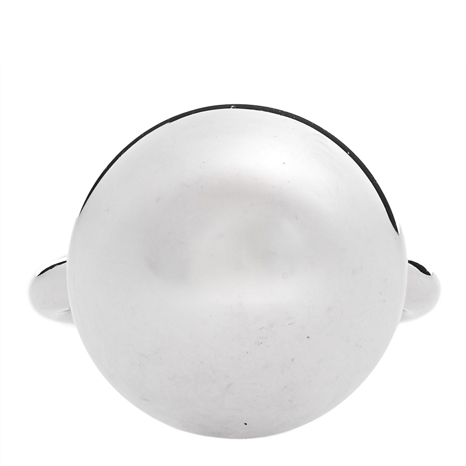 Tiffany Sterling Silver 15.75mm Hardwear Ball Ring 48 4.5 1 of 7