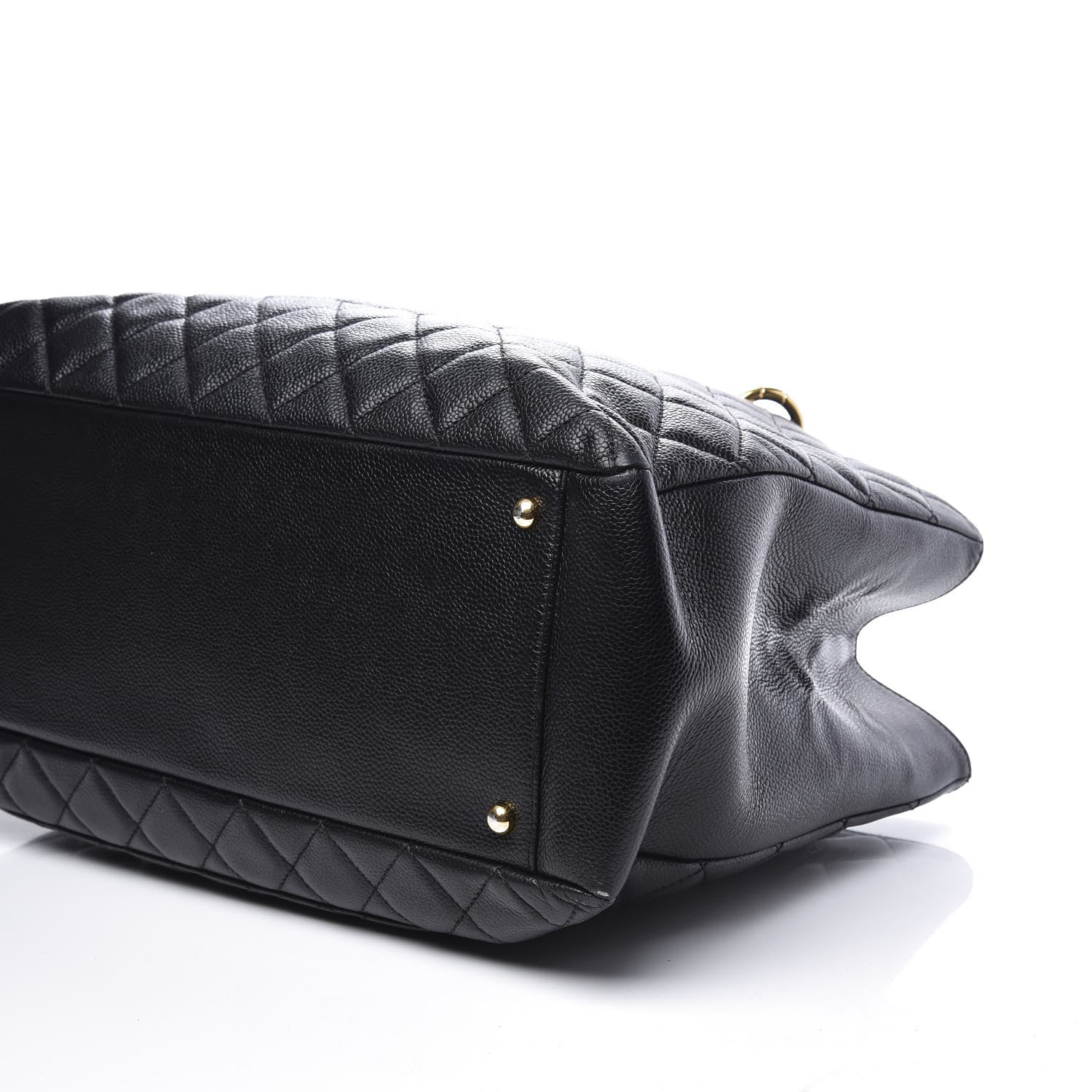 Chanel Caviar Quilted XL Grand Shopping Tote GST Black 6 of 12