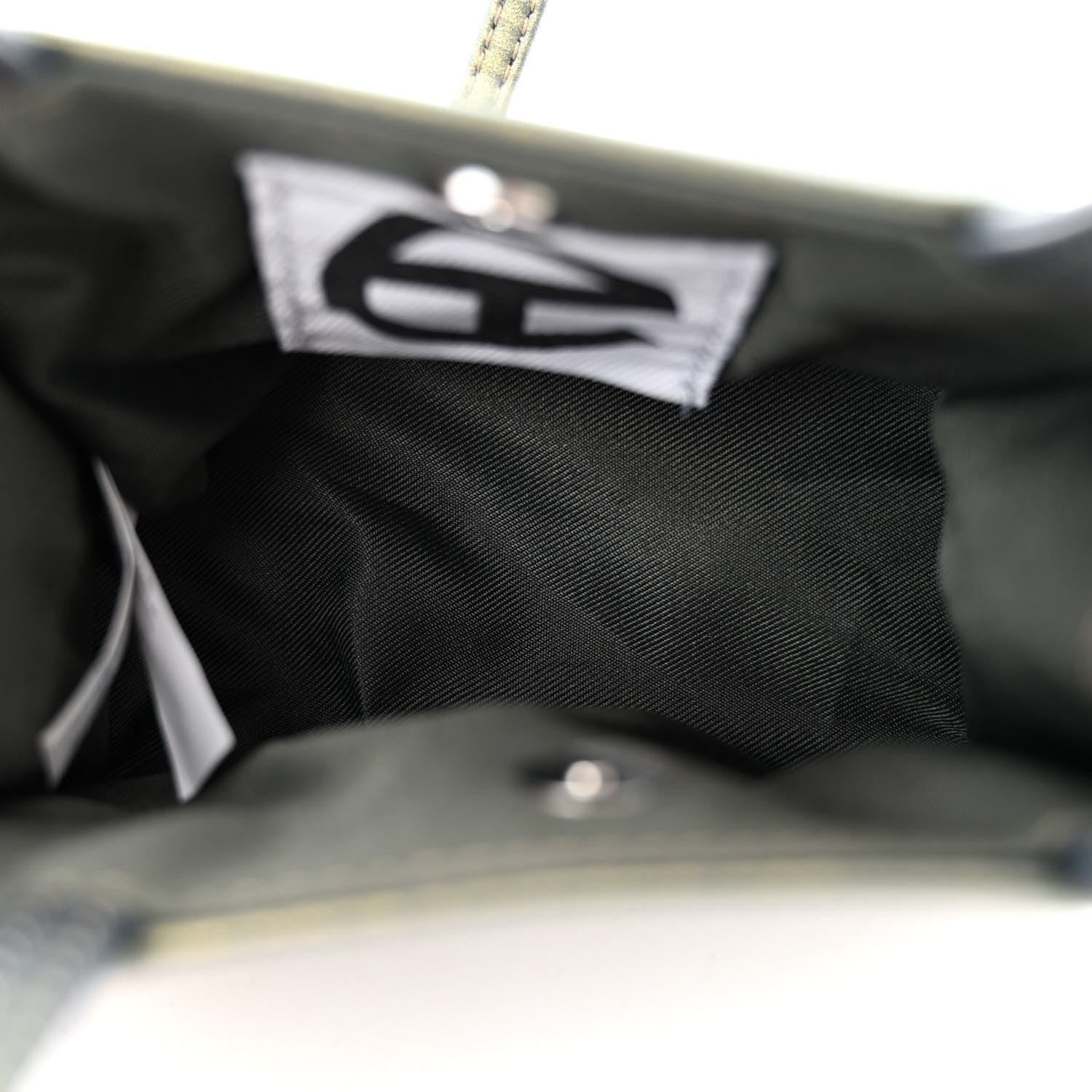 Telfar Metallic Vegan Leather Small Shopping Bag Acid 5 of 10