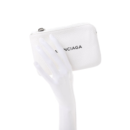 Balenciaga Calfskin XS Everyday Zip Coin Pouch White 2 of 8